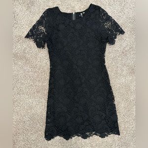 KUT Black lace dress, sz 6.